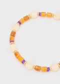 Collana Clio in resina con sfere