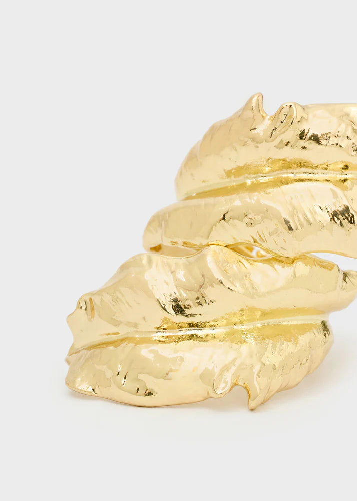 Bracciale LEAF over oro