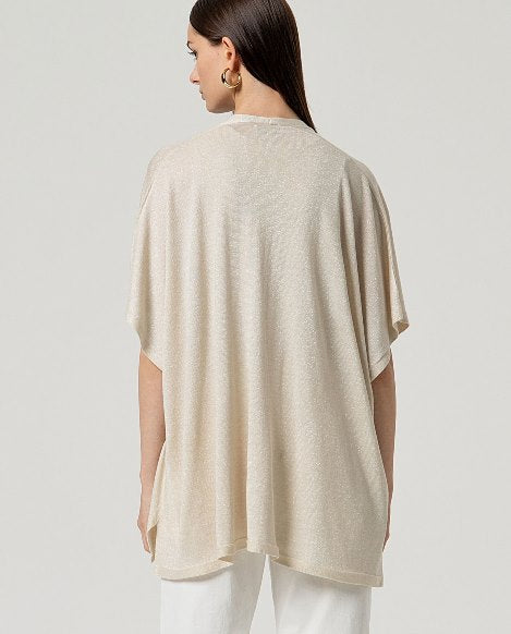 Poncho aperto brillante Surkana