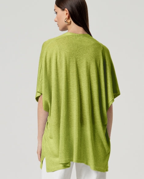 Poncho aperto brillante Surkana