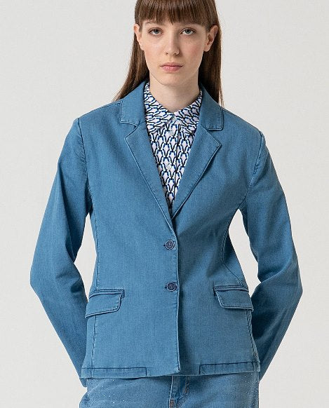 Blazer denim stretch KATE