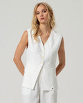 Gilet bianco Surkana