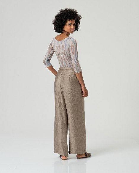 Pantalone dritto tortora Surkana