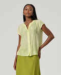 Camicia smanicata ricamo Surkana