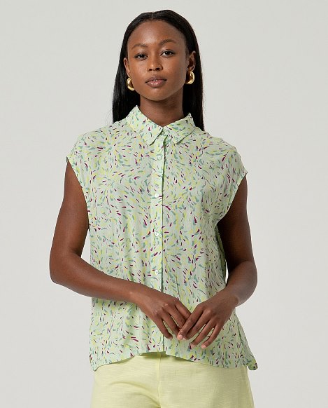 Camicia smanicata fantasia Surkana
