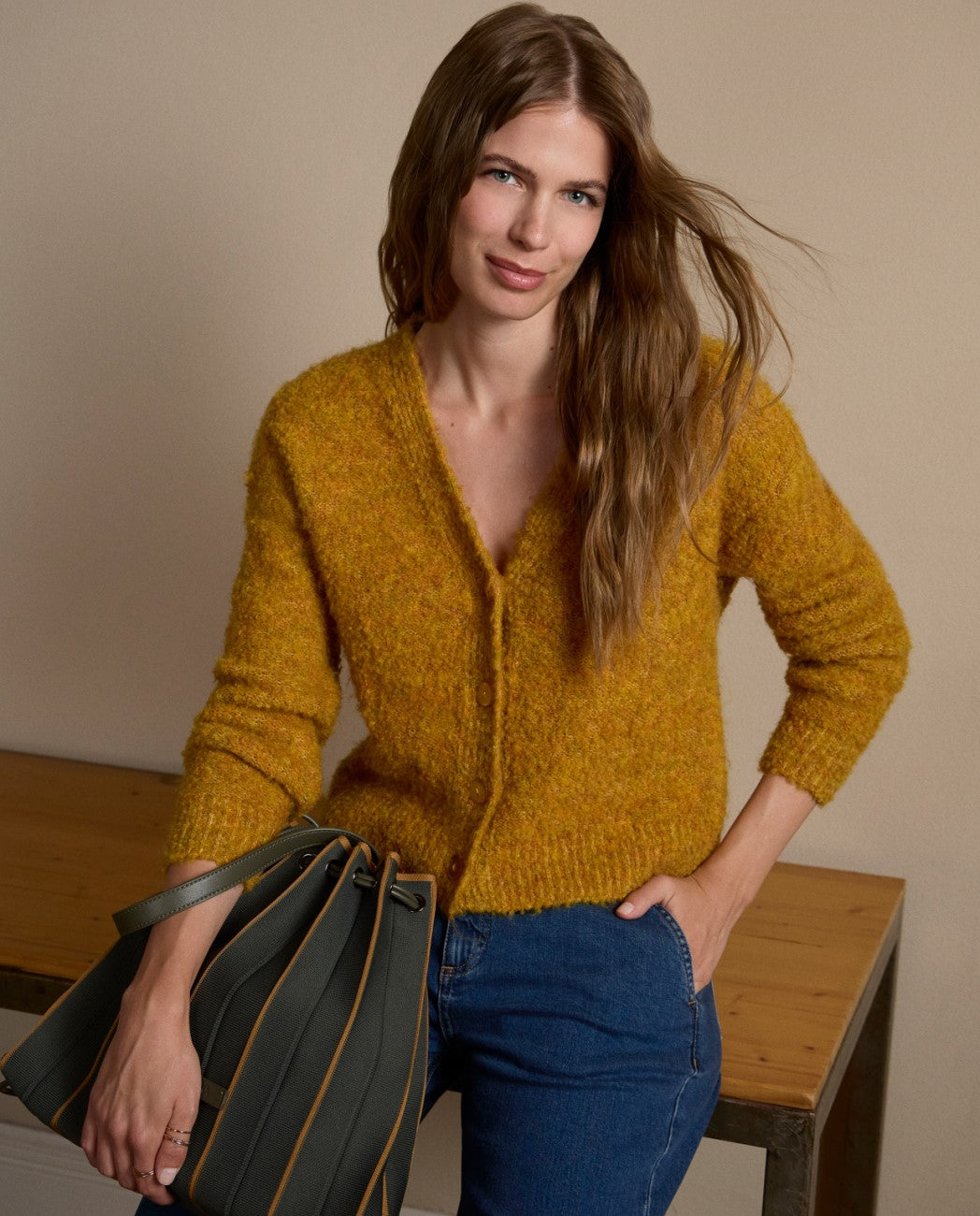 Cardigan bottoni sfumato Surkana  -50%