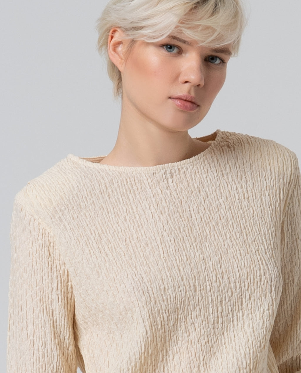 T shirt morbida in CREPE cotone -50%