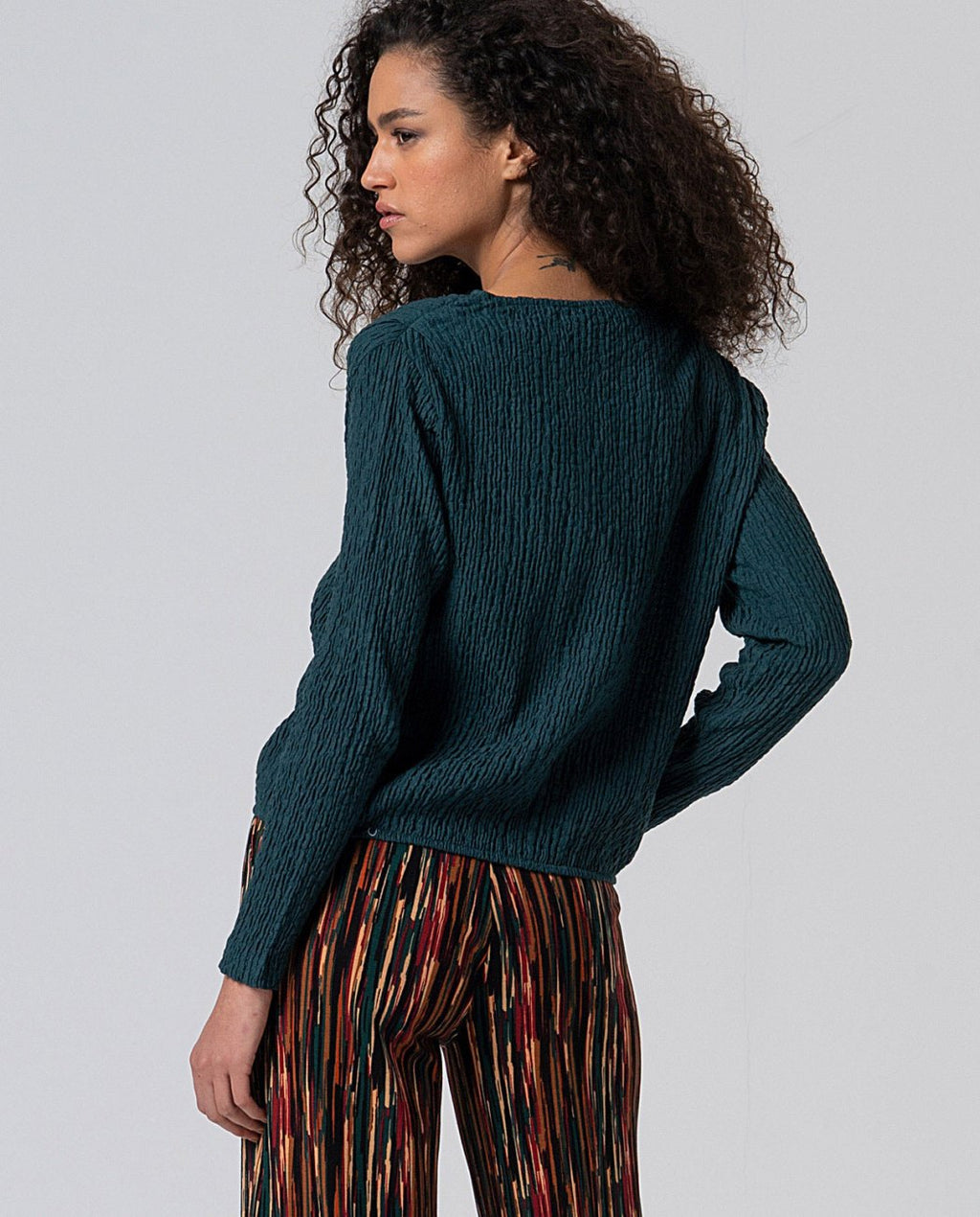 T shirt morbida in CREPE cotone -50%