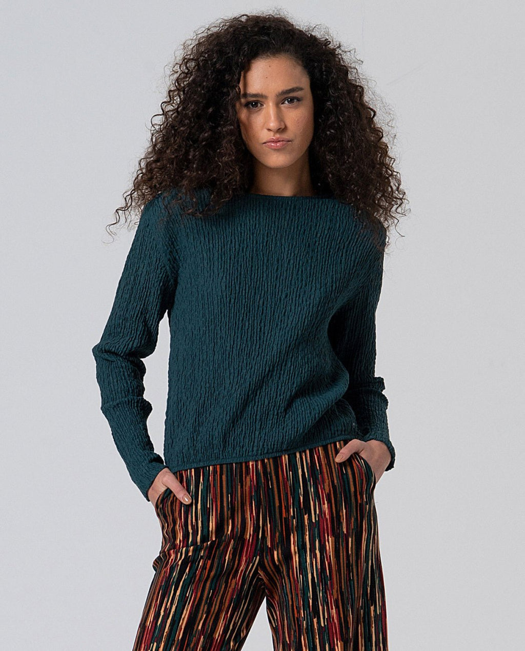 T shirt morbida in CREPE cotone -50%