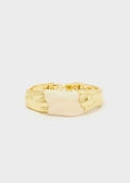 Bracciale SAND in resina offwhite/oro