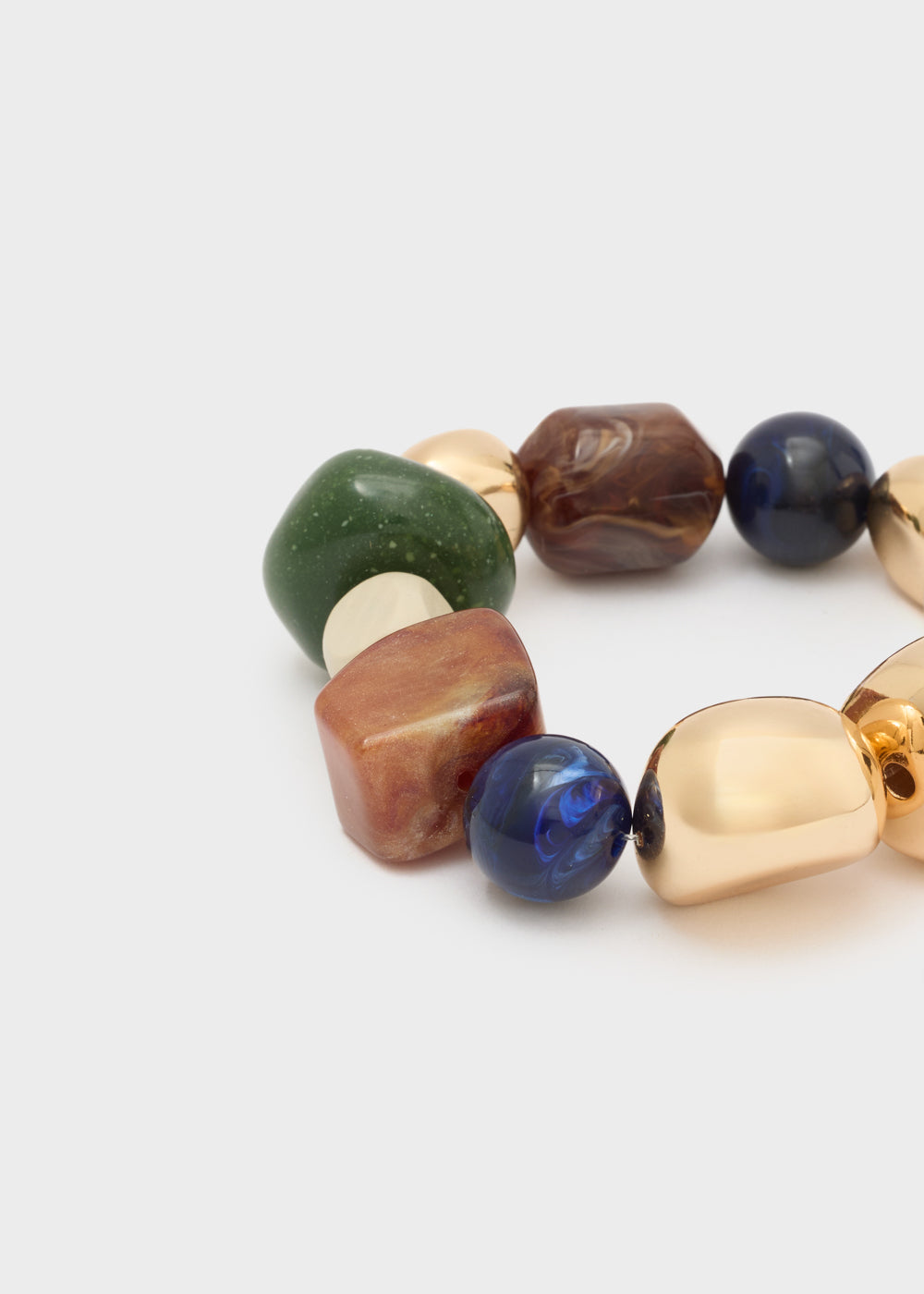 Bracciale pepite ORO/BLU