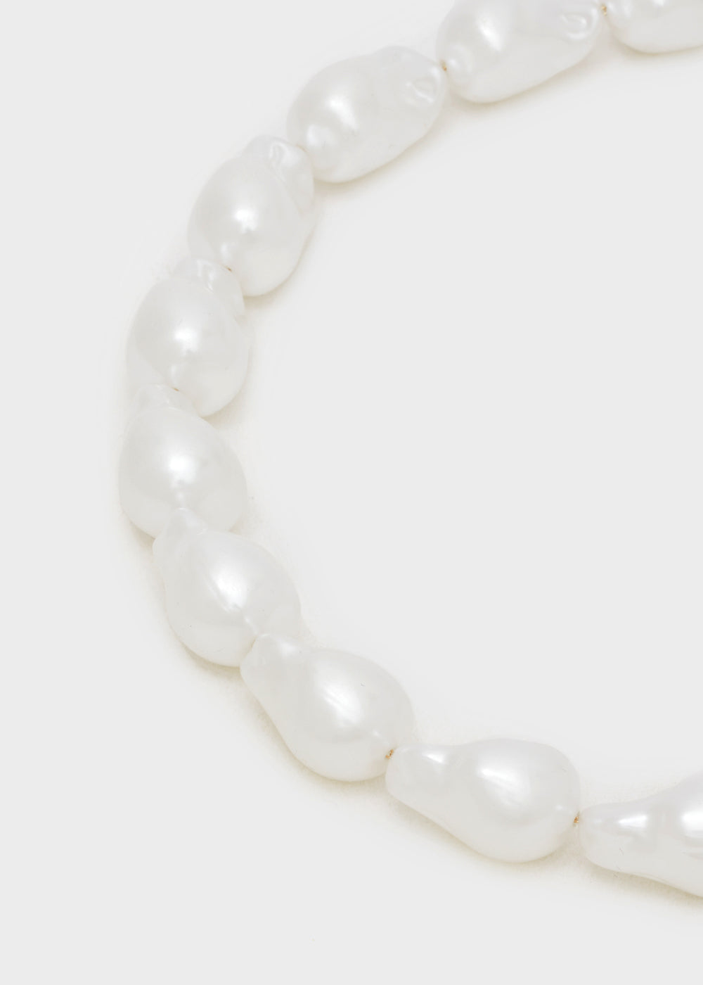 Collana girocollo perle bianche LISA