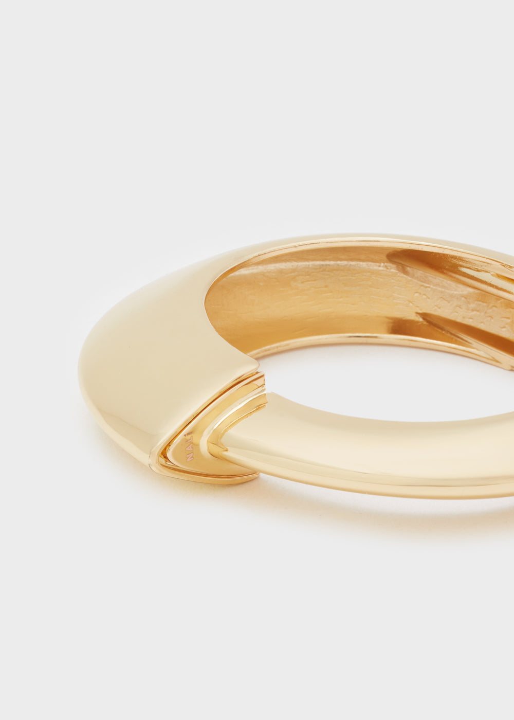 Bracciale rigido molla irregolare oro