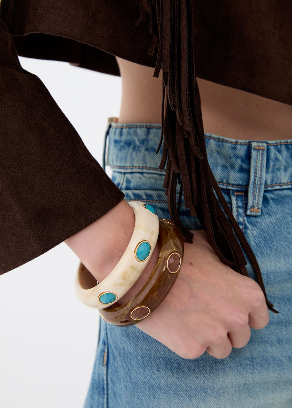 Bracciale ALIS con pietre azzurre