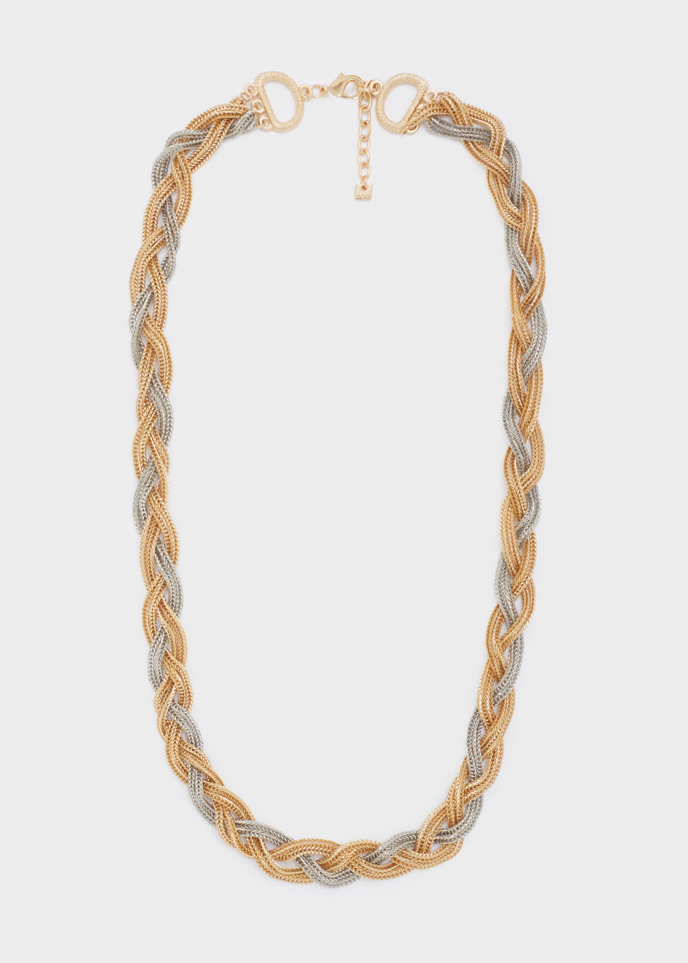 Collana intrecciata oro/argento