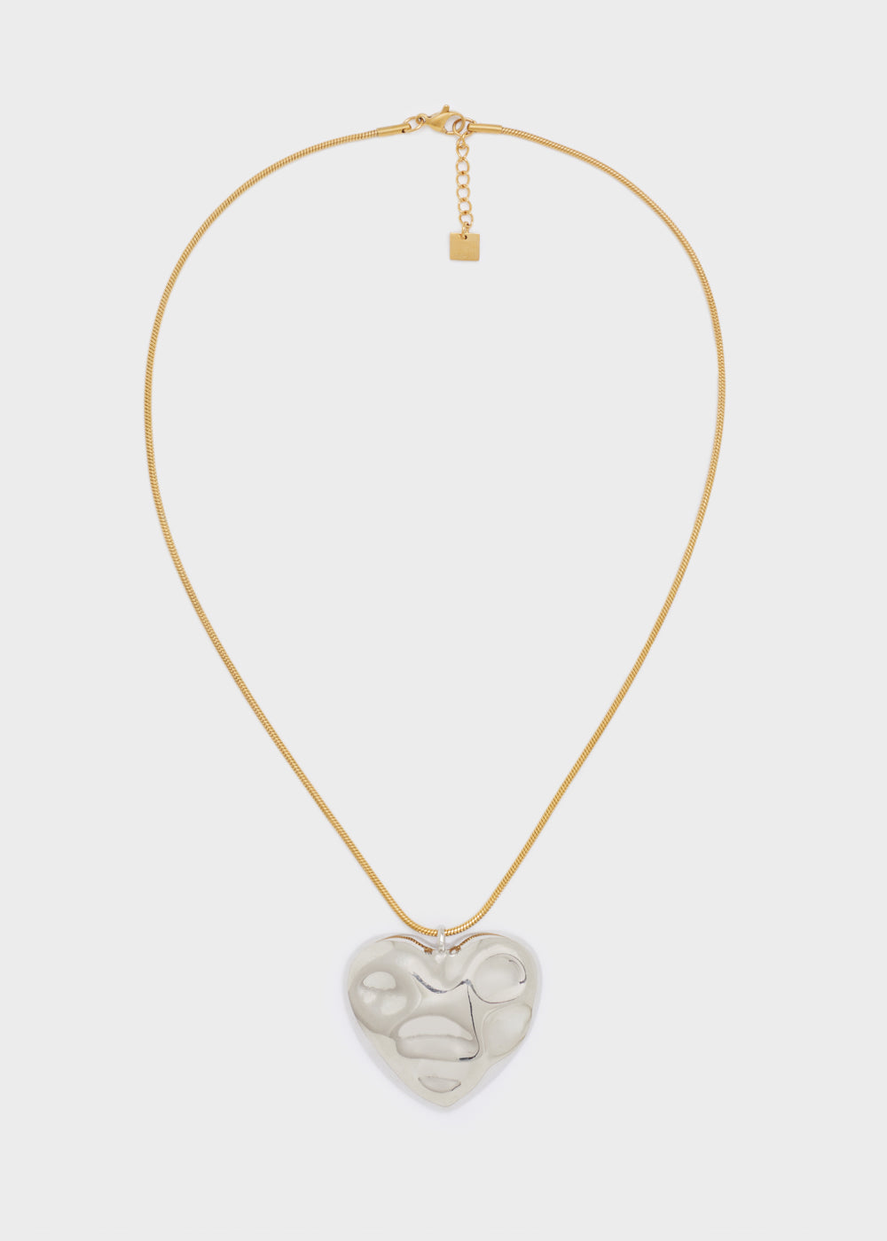 Collana CUORE OVER oro/argento