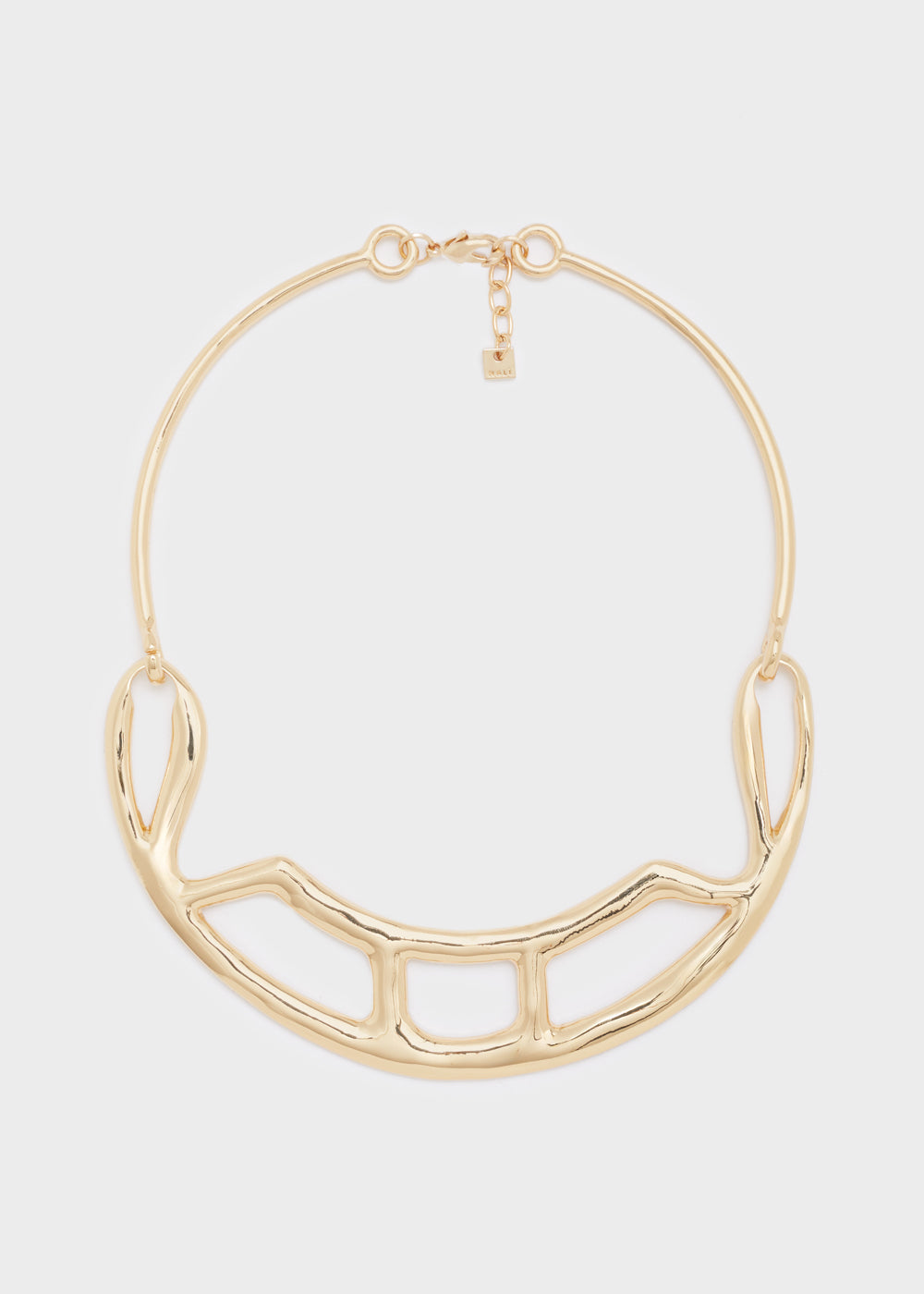 Collana girocollo elemento rigido oro