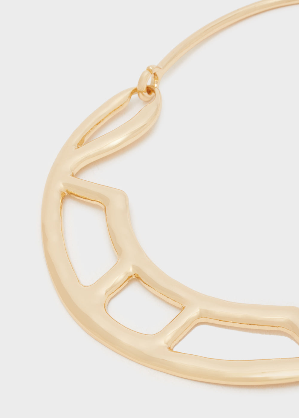 Collana girocollo elemento rigido oro