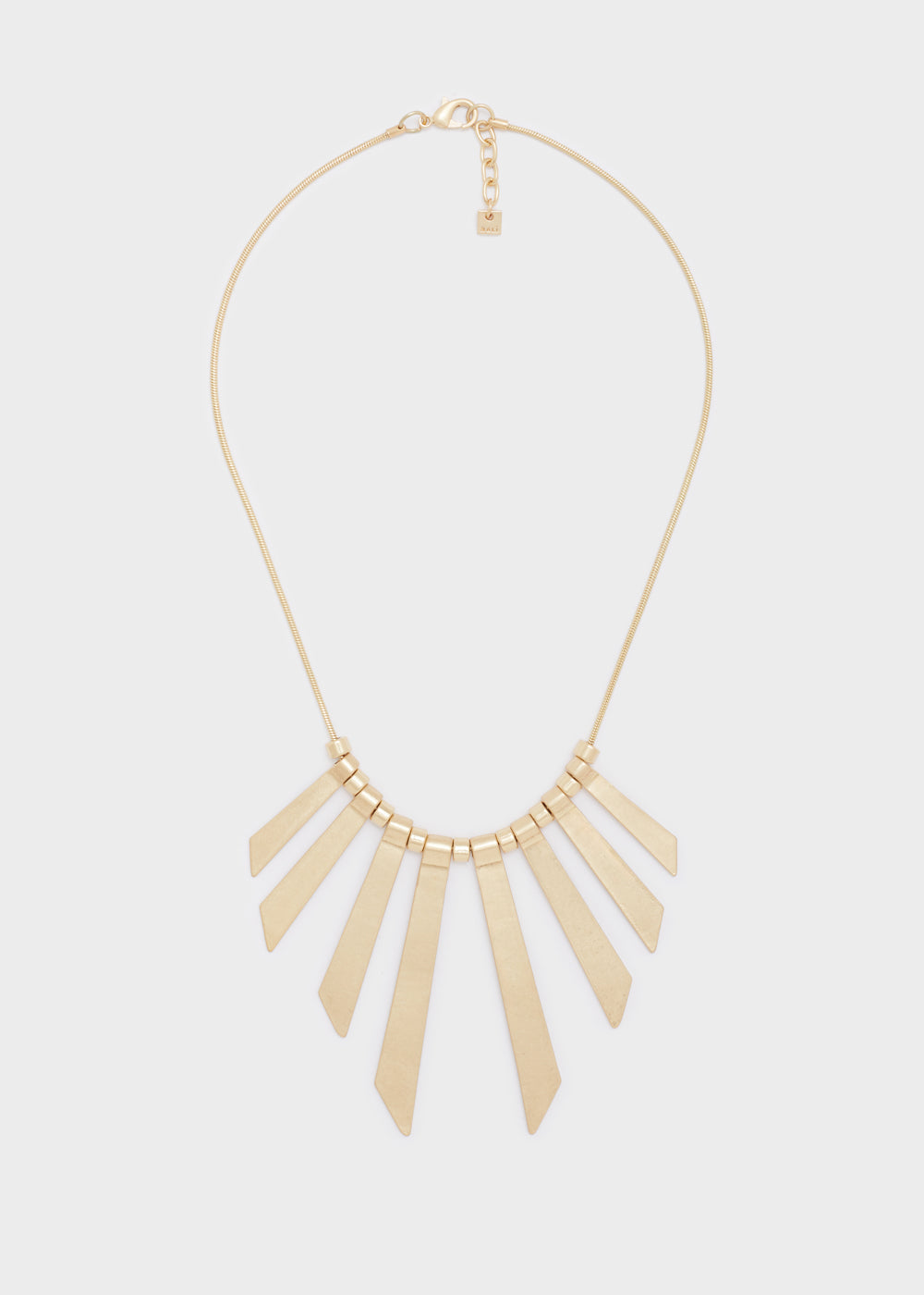 Collana elementi lunghi oro anticato