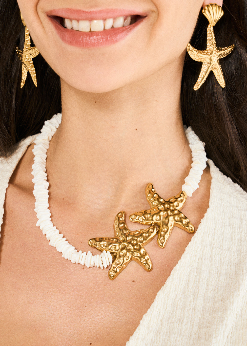 Collana conchiglie e stella marina