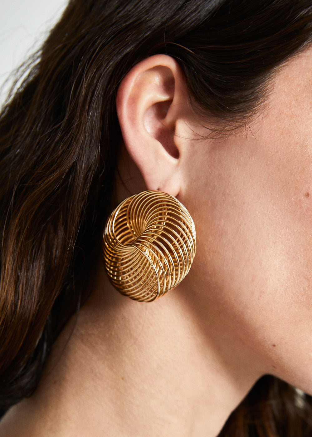 Orecchini VORTICE oversize oro