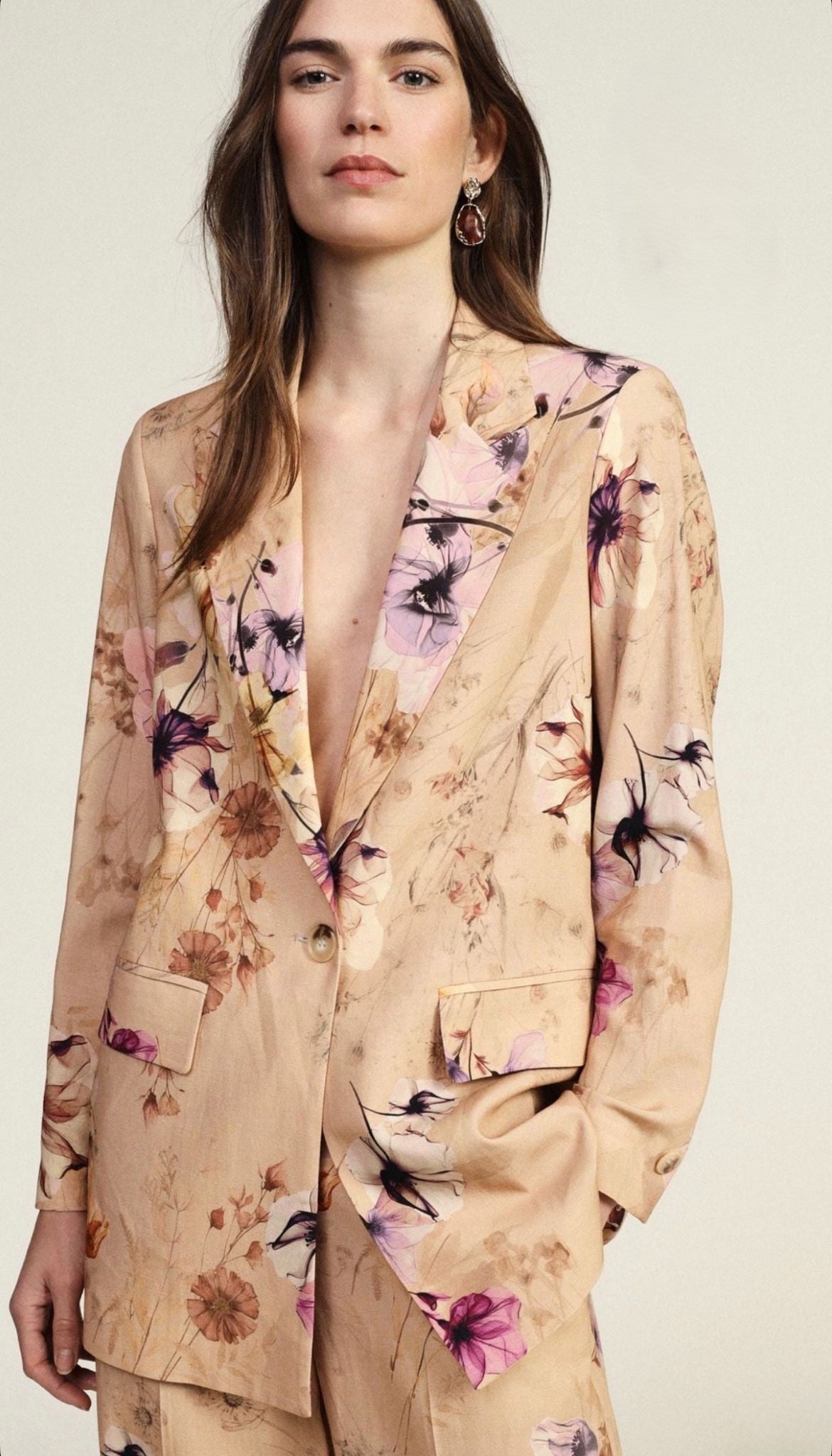 Giacca un bottone viscosa Dixie