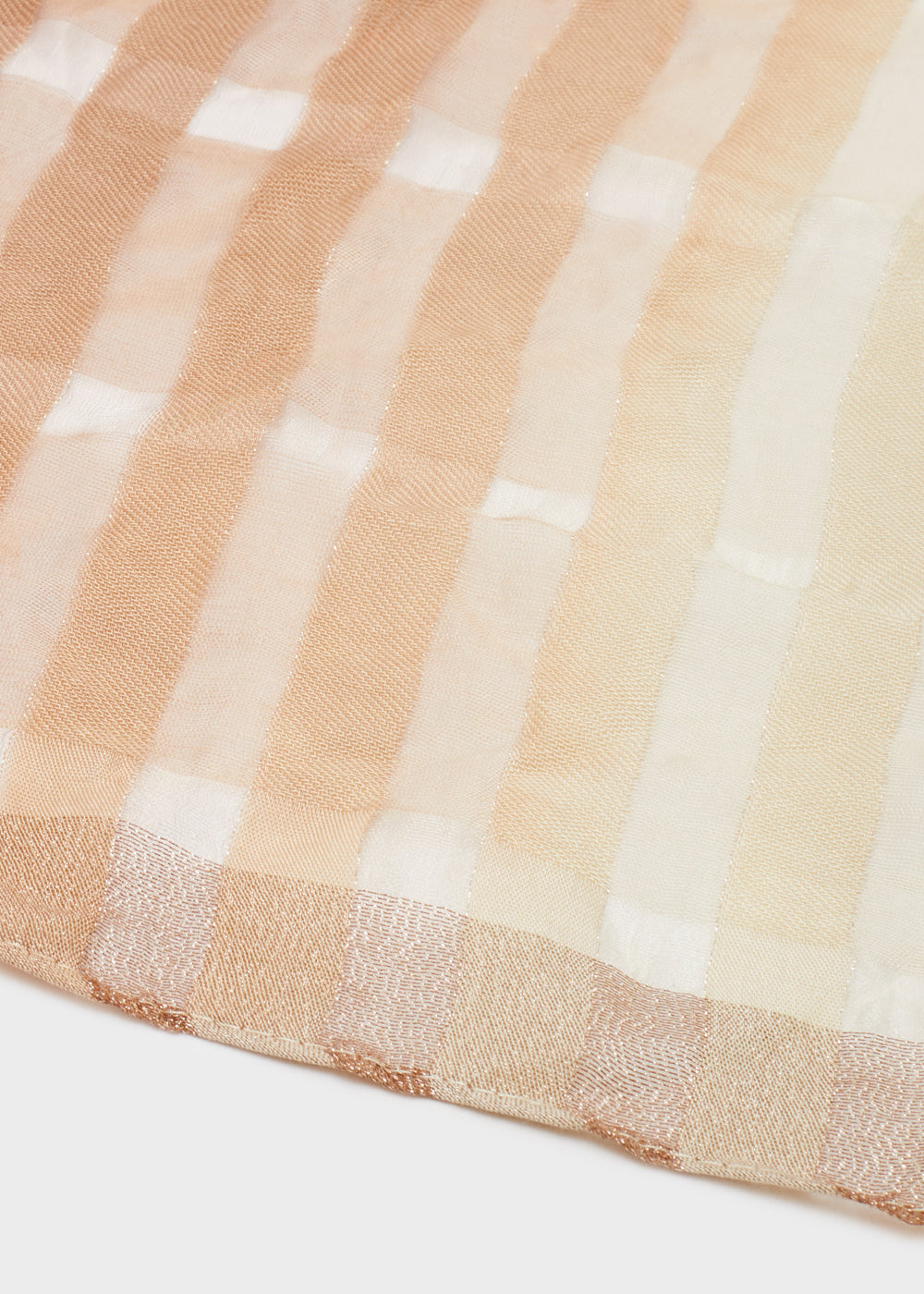 Sciarpa STRIPES in filo lurex rosa