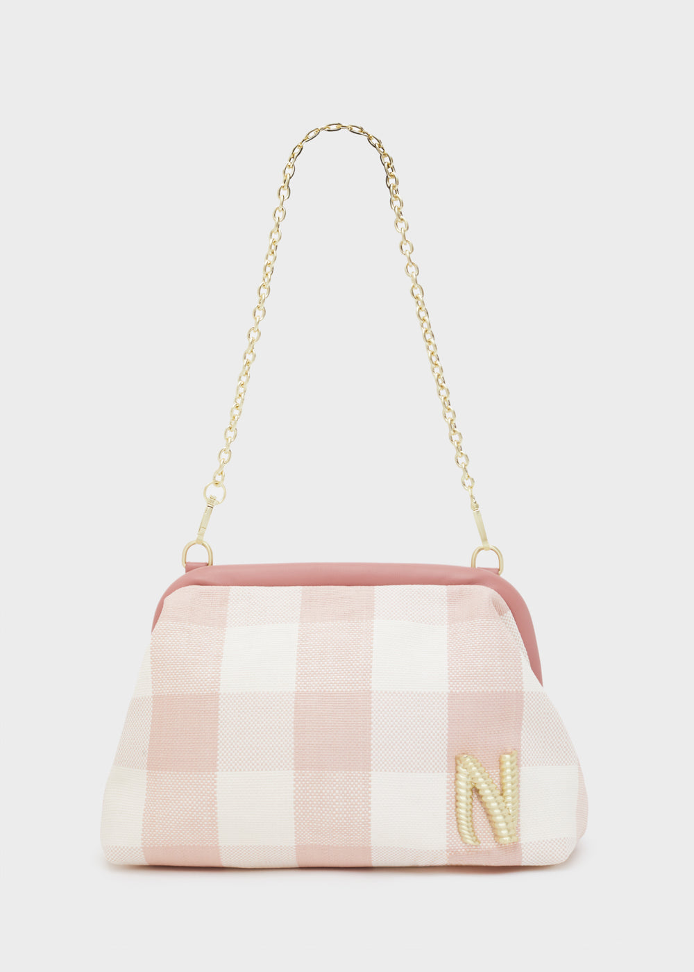 Pochette ESTRELLA vichy rosa