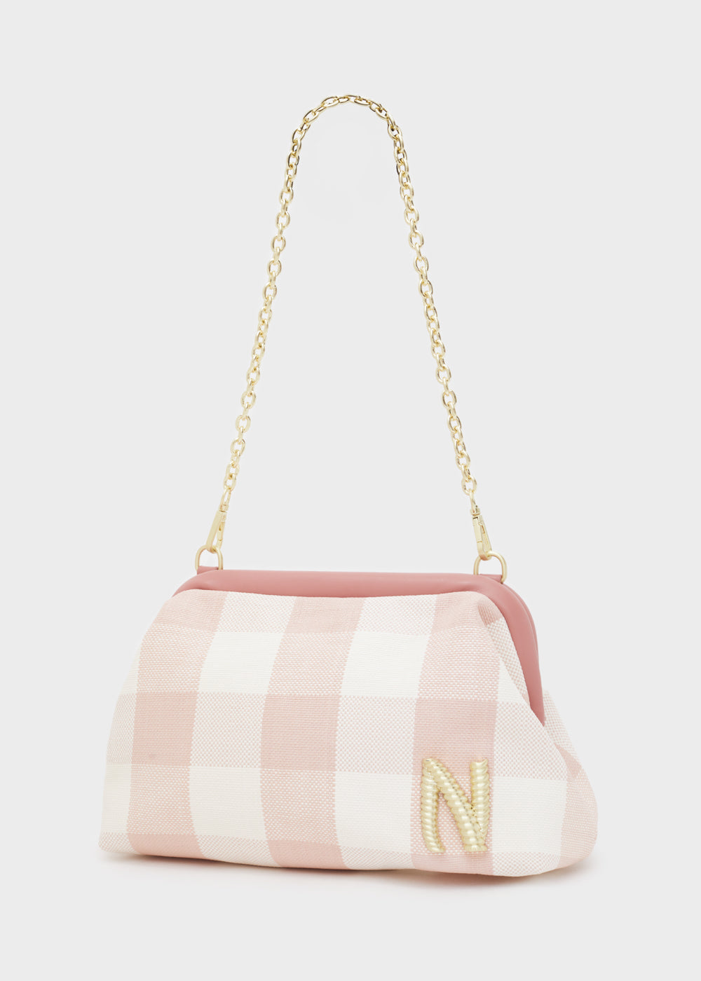 Pochette ESTRELLA vichy rosa