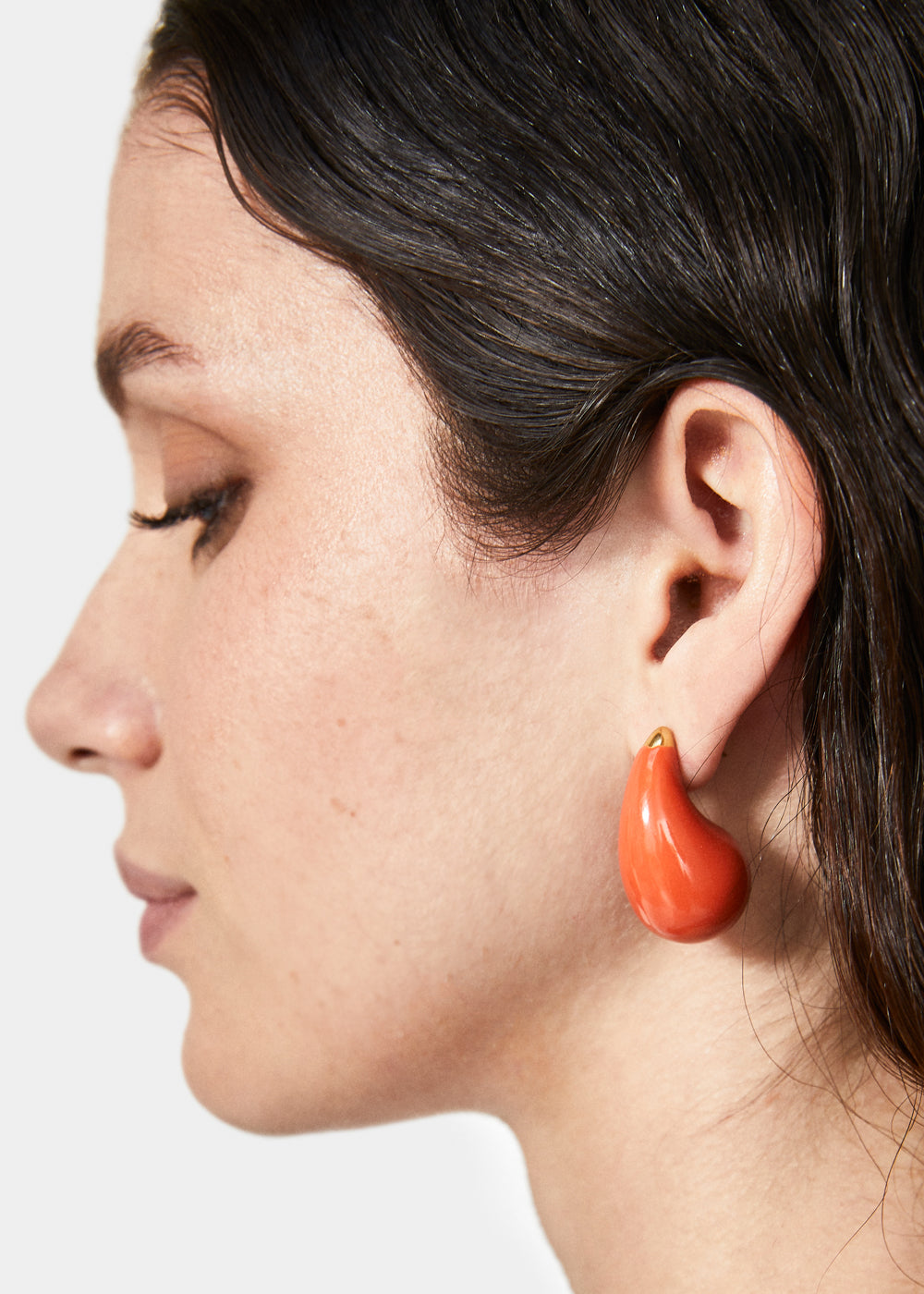 Orecchini ECHO oro smaltati