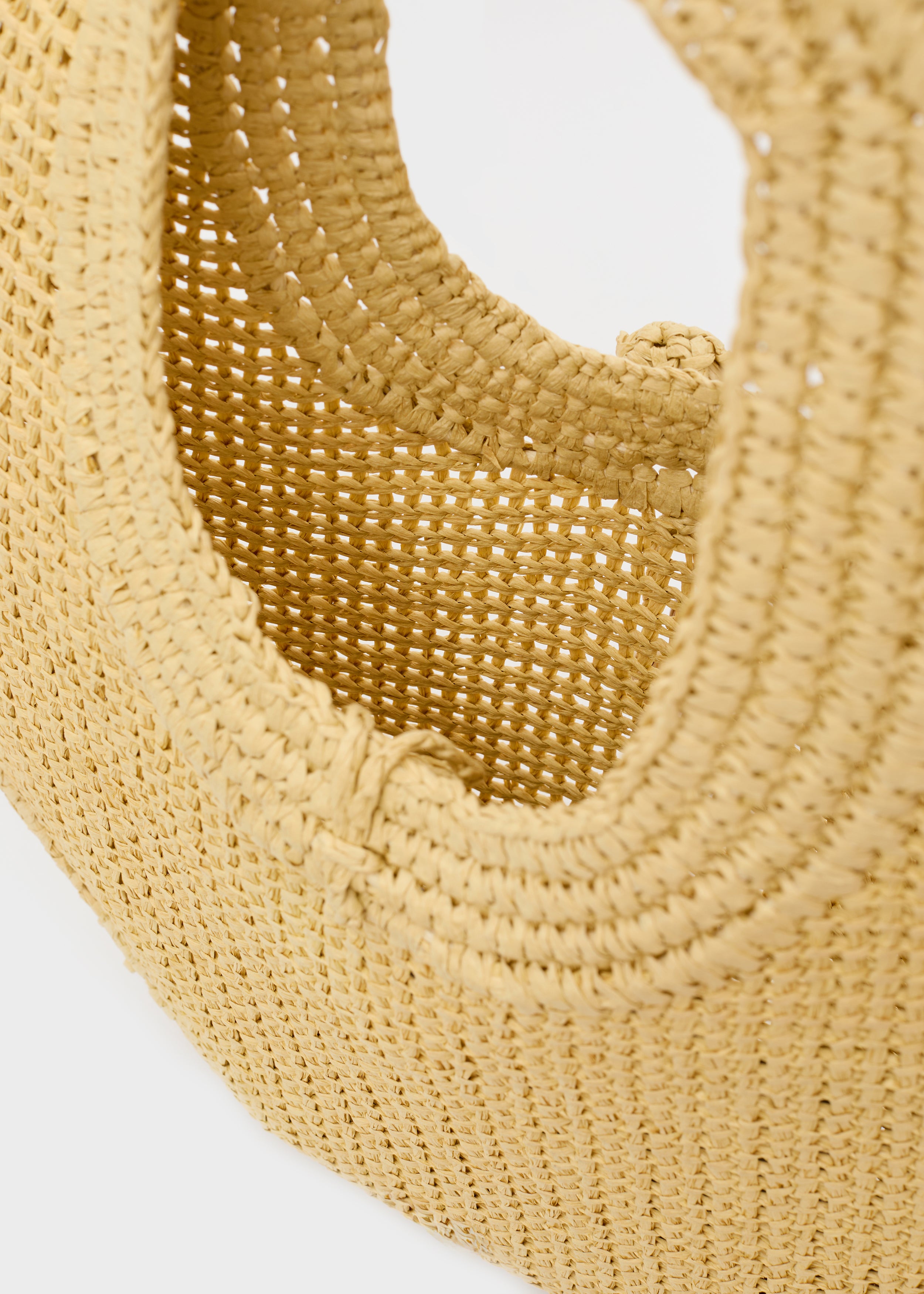 Borsa Jackie a spalla rotonda naturale