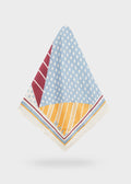 Foulard ROMBO bianco/azzurro