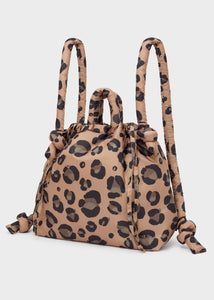 Zaino /borsa BRUNA leopardato