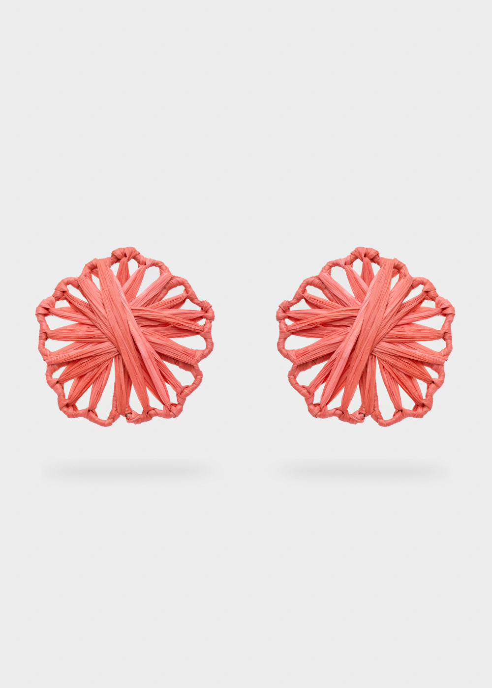 Orecchini MIMI FIORE in rafia over