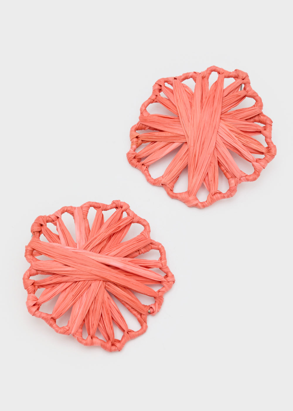 Orecchini MIMI FIORE in rafia over