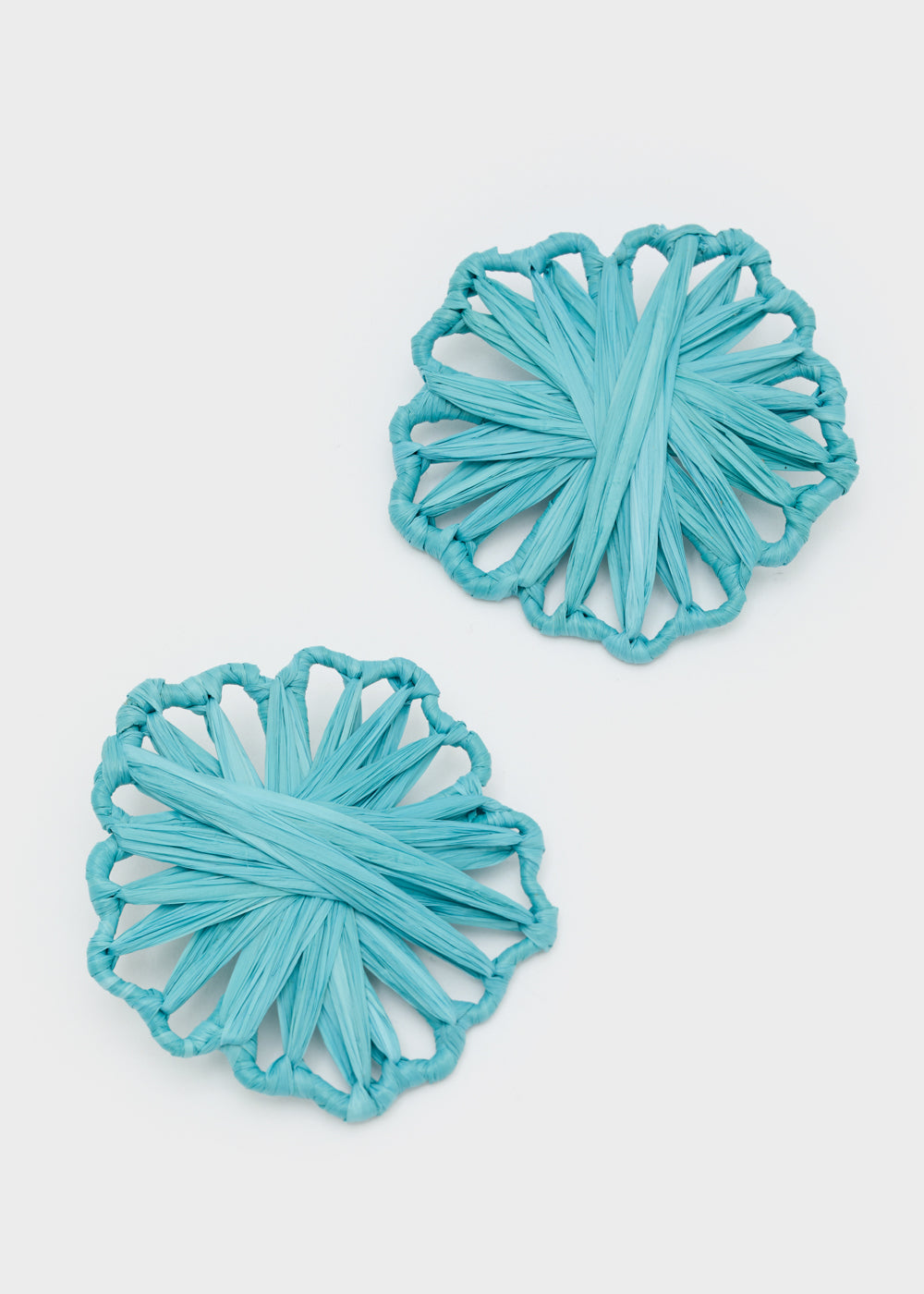 Orecchini MIMI FIORE in rafia over