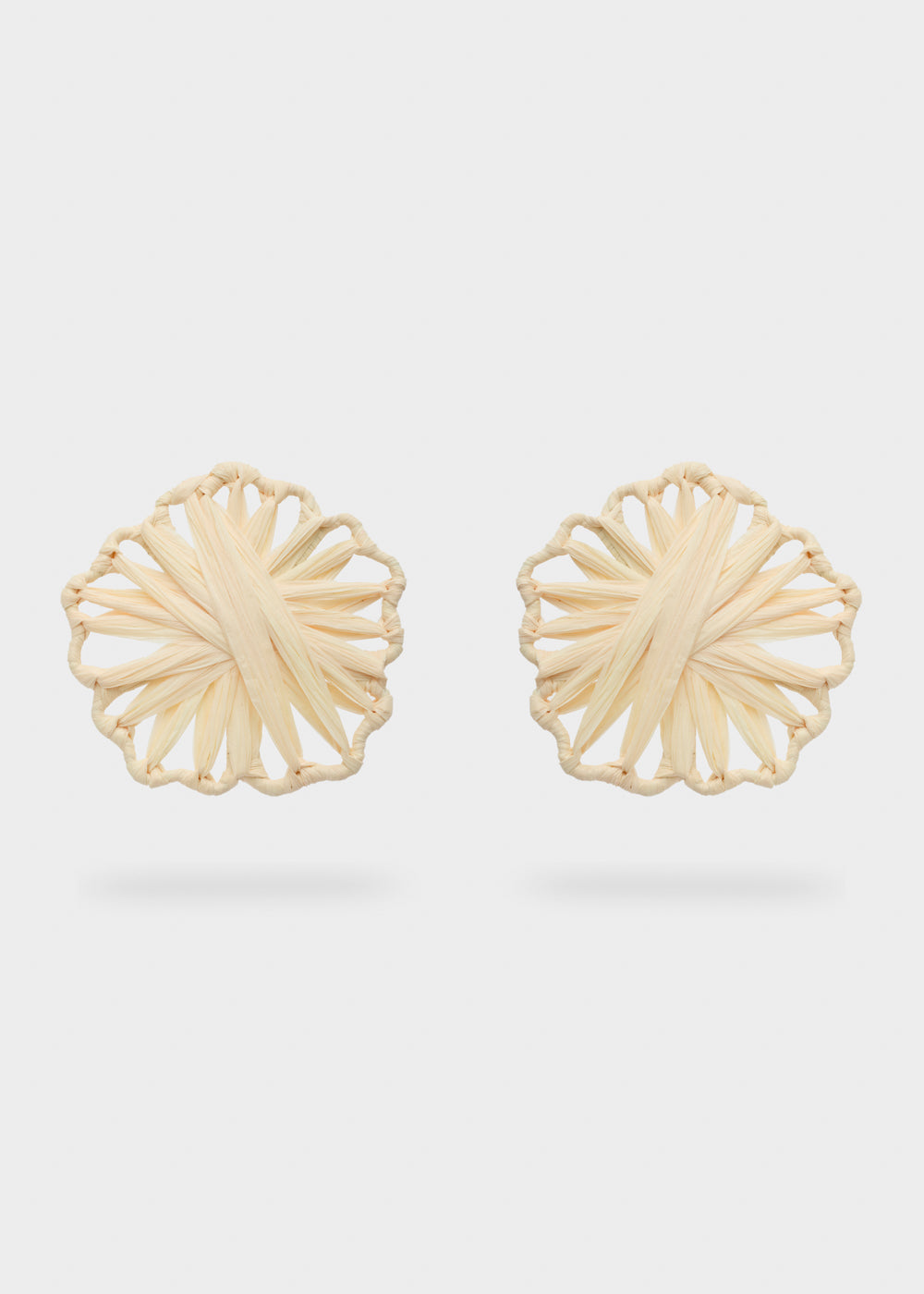 Orecchini MIMI FIORE in rafia over