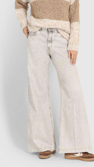 Jeans gamba larga Le Streghe  -50%