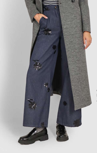 Jeans ricamato Le Streghe -50%