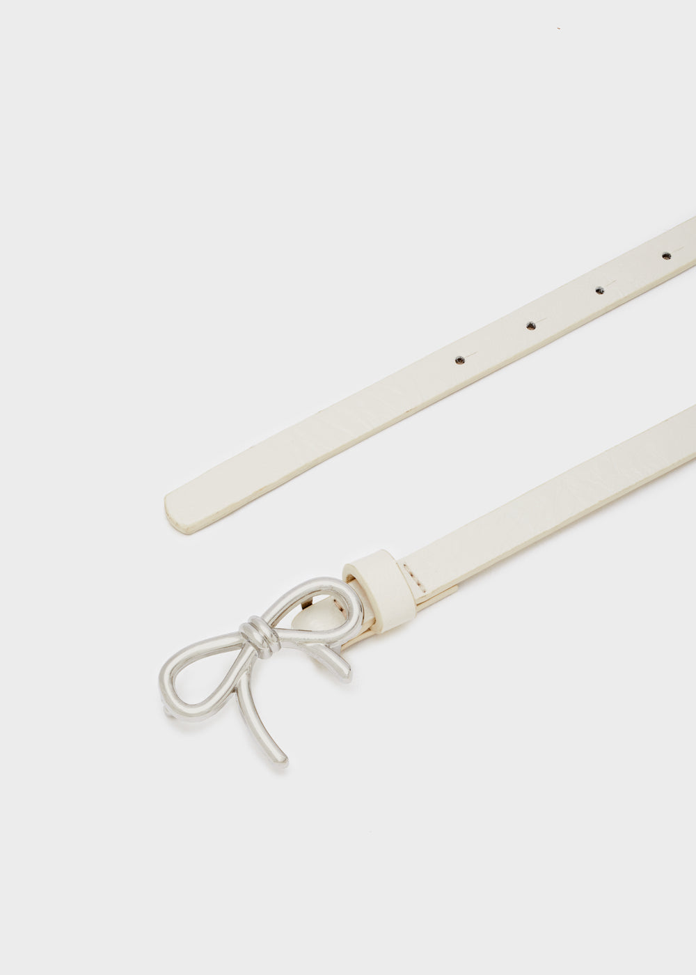 Cintura NEPTUNE con fiocco bianca