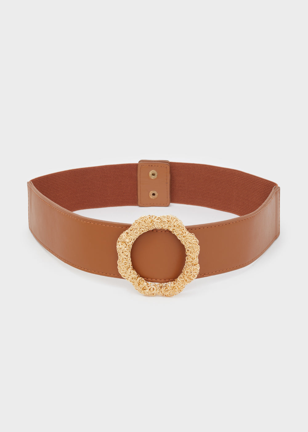 Cintura VENUS retro elastico marrone