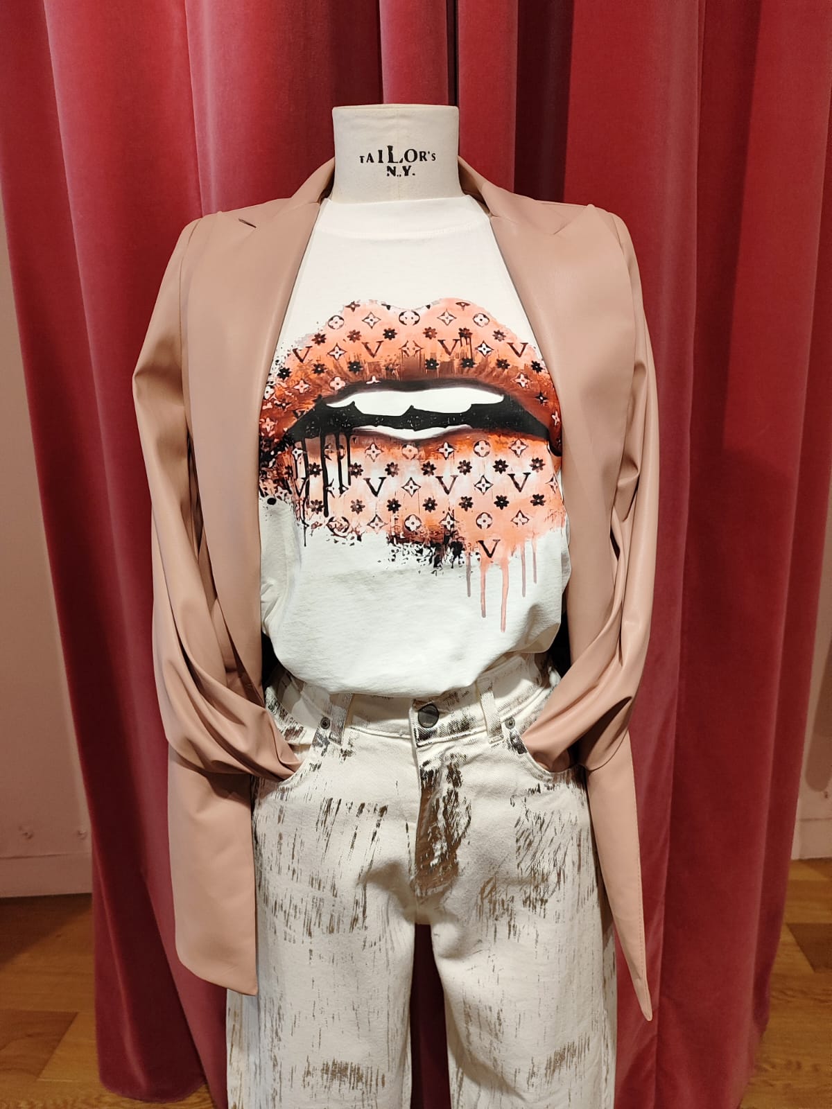 Blazer  avvitato ecopelle