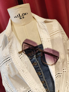 Camicia bianca sangallo LOLA -60%