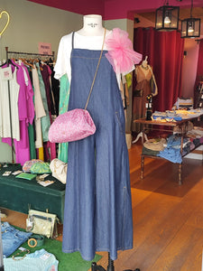 Tuta chambray con spacco laterale Le Sarte del Sole  -60%