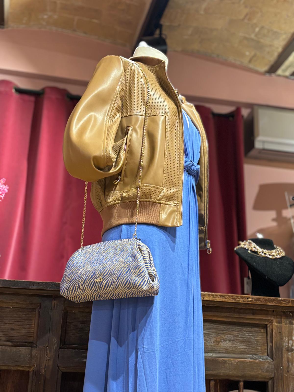 Bomberino ecopelle traforato laser