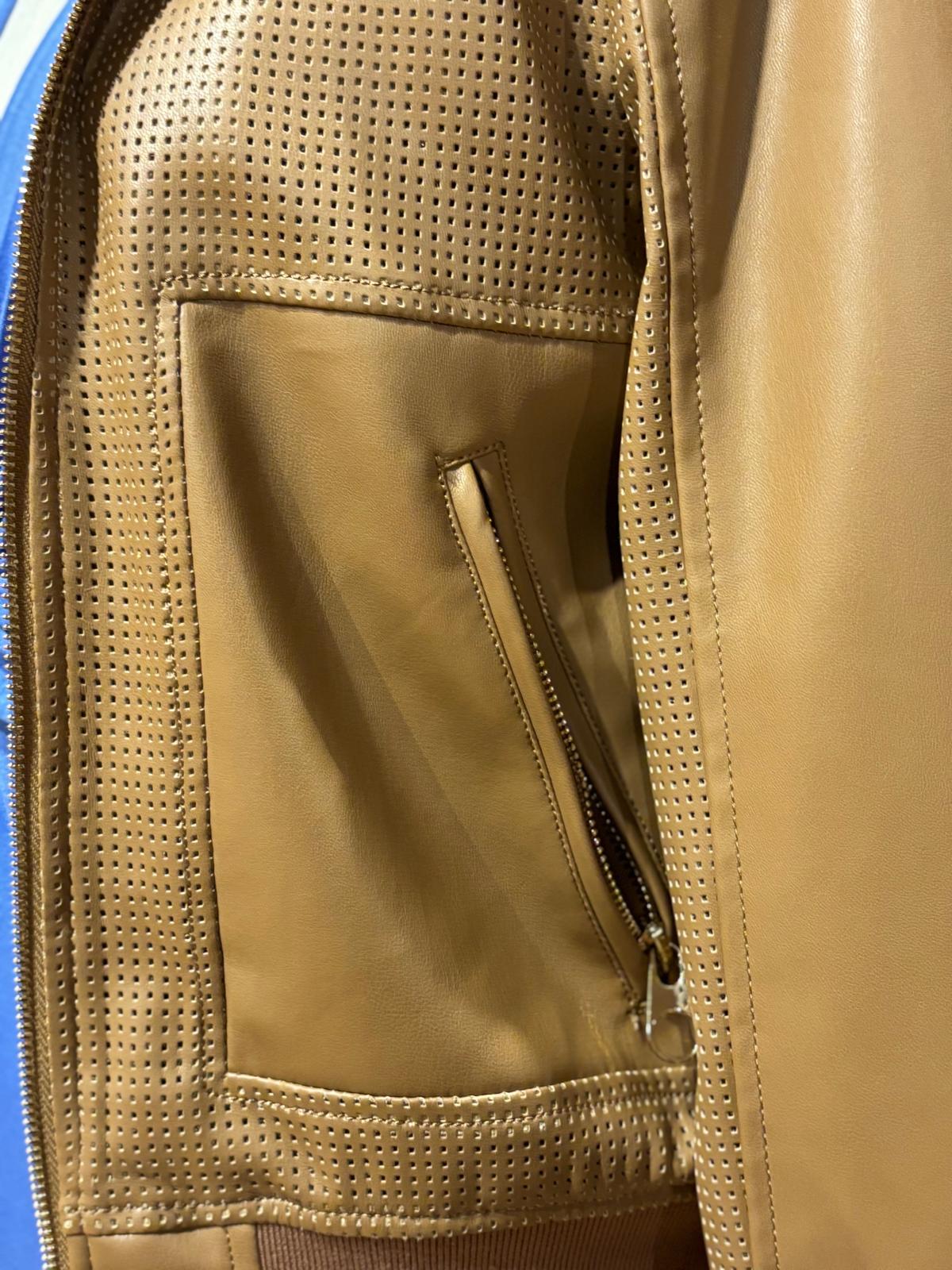 Bomberino ecopelle traforato laser