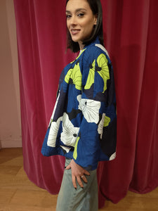 Giacca KIMONO trapuntato fiori LORY
