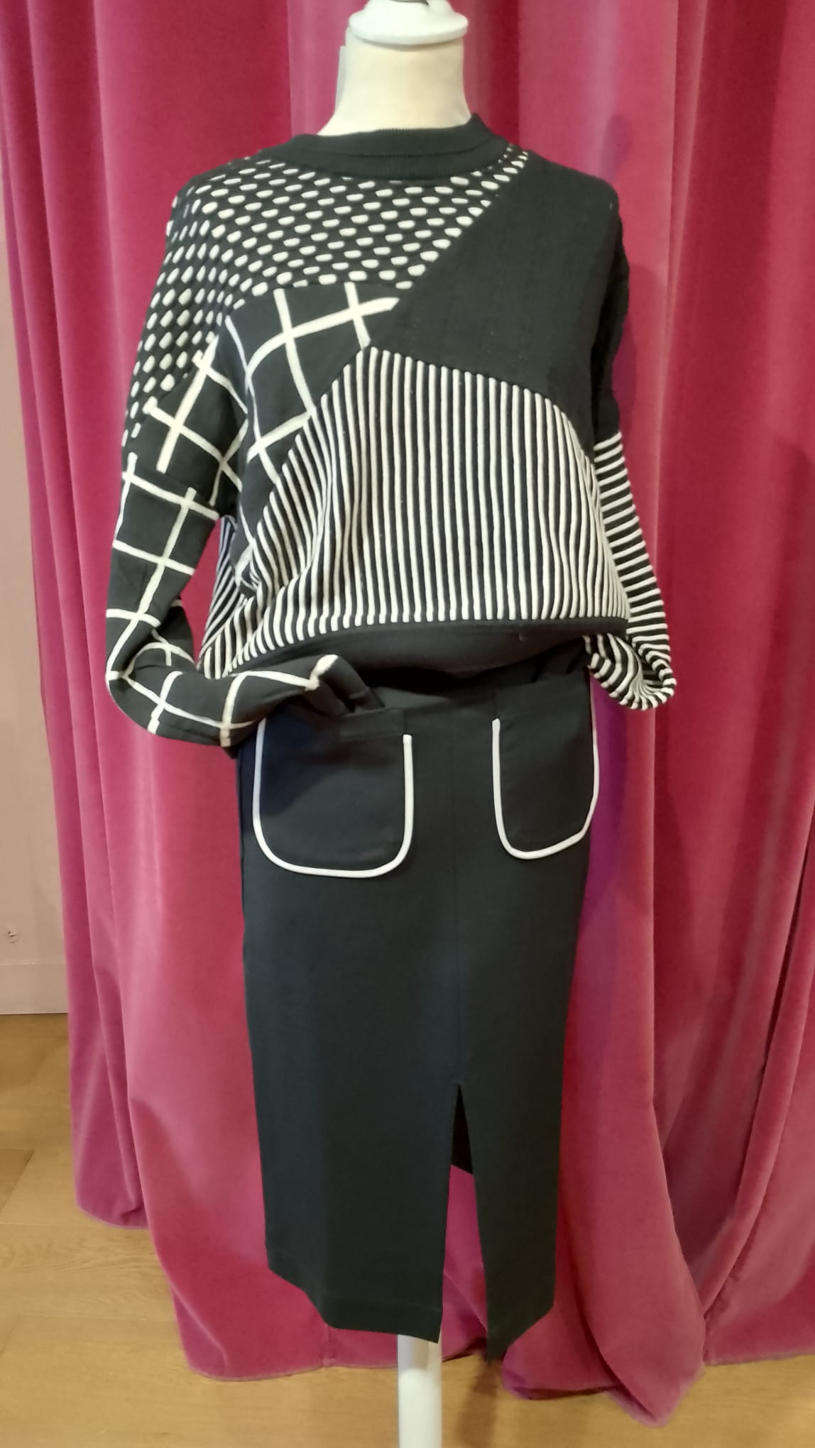 Maglia mix geometrico  -50%