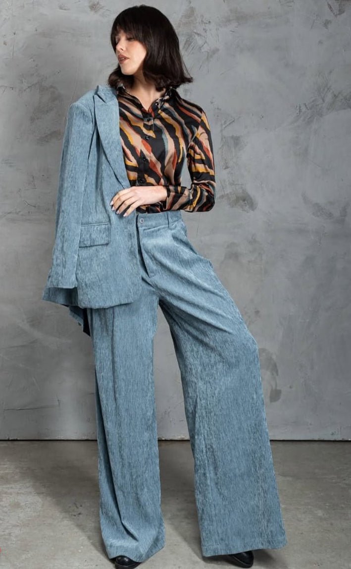 Pantalone palazzo velluto Anonyme  -50%