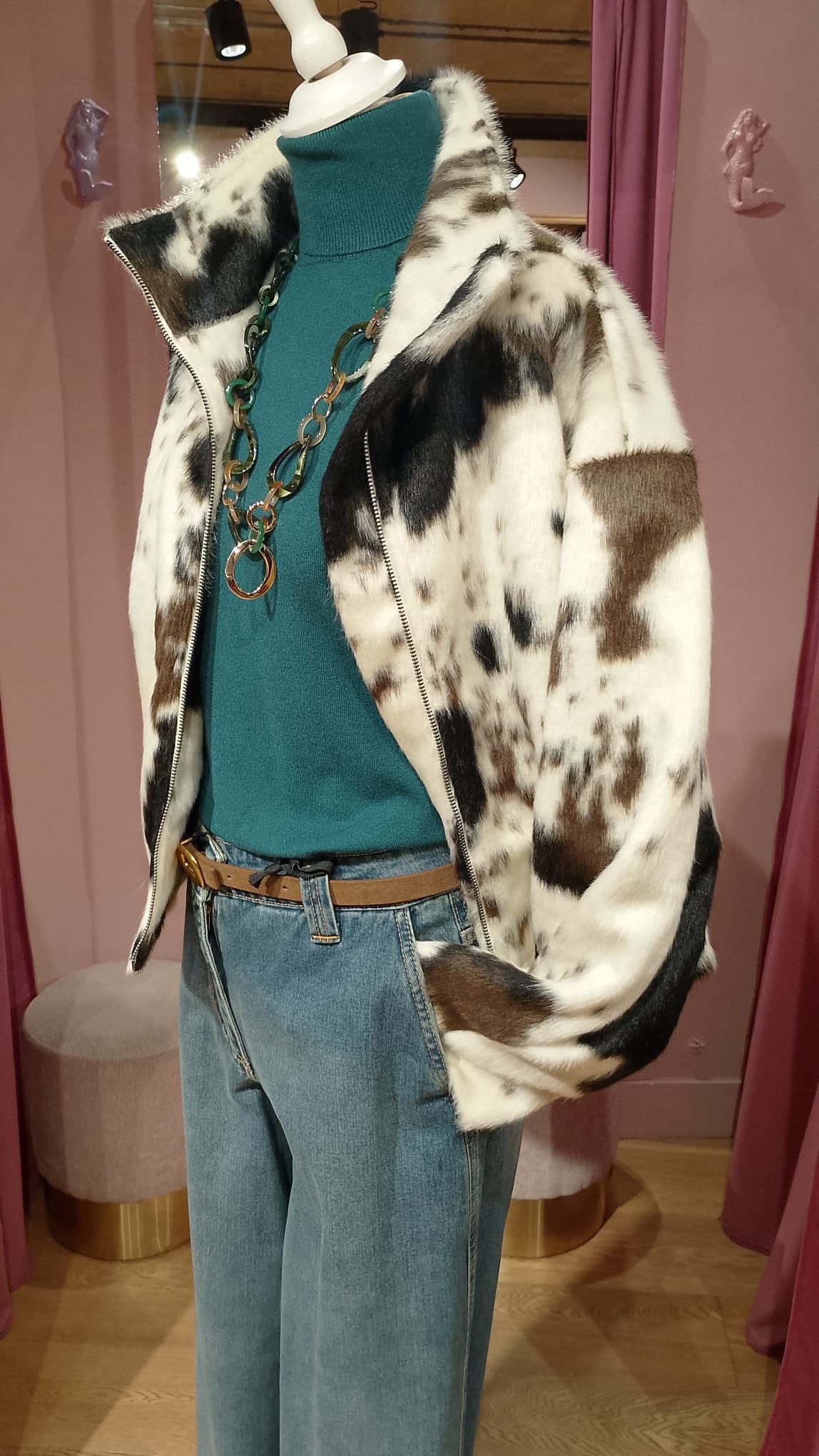 Bomber in ecopelliccia MUCCATO -50%